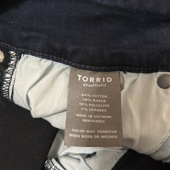 TORRID Women’s Jegging Skinny Super Soft High-Rise Jean Size 10R - Picture 5 of 8